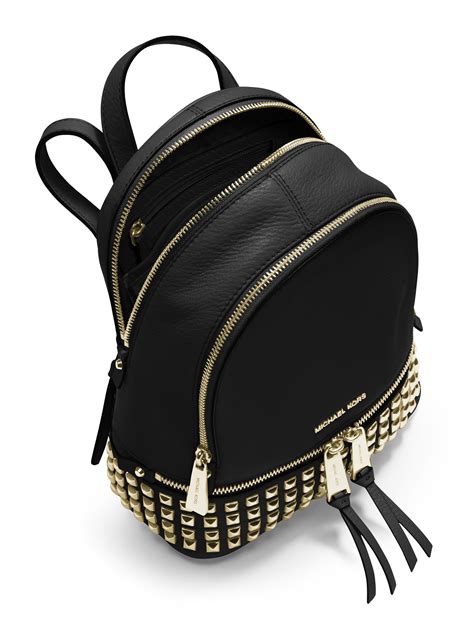 michael kors rhea studded backpack|michael kors rhea mini.